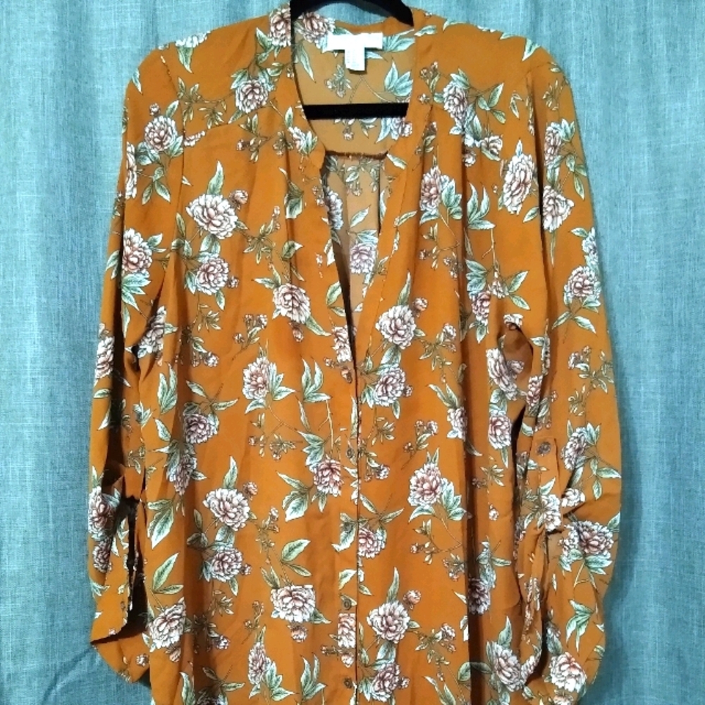 Long sleeve blouse